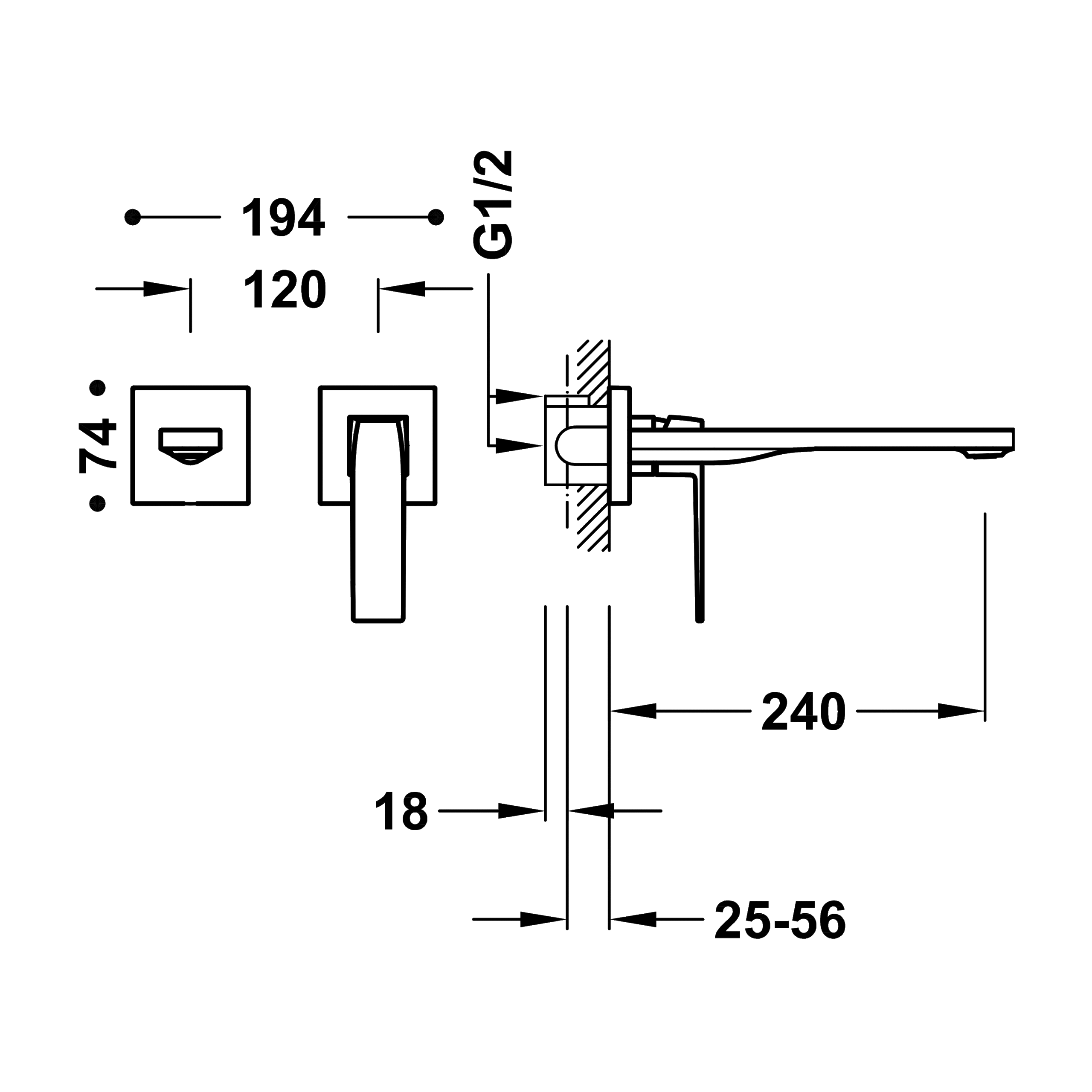 20230002NM (1) mitigeur murale